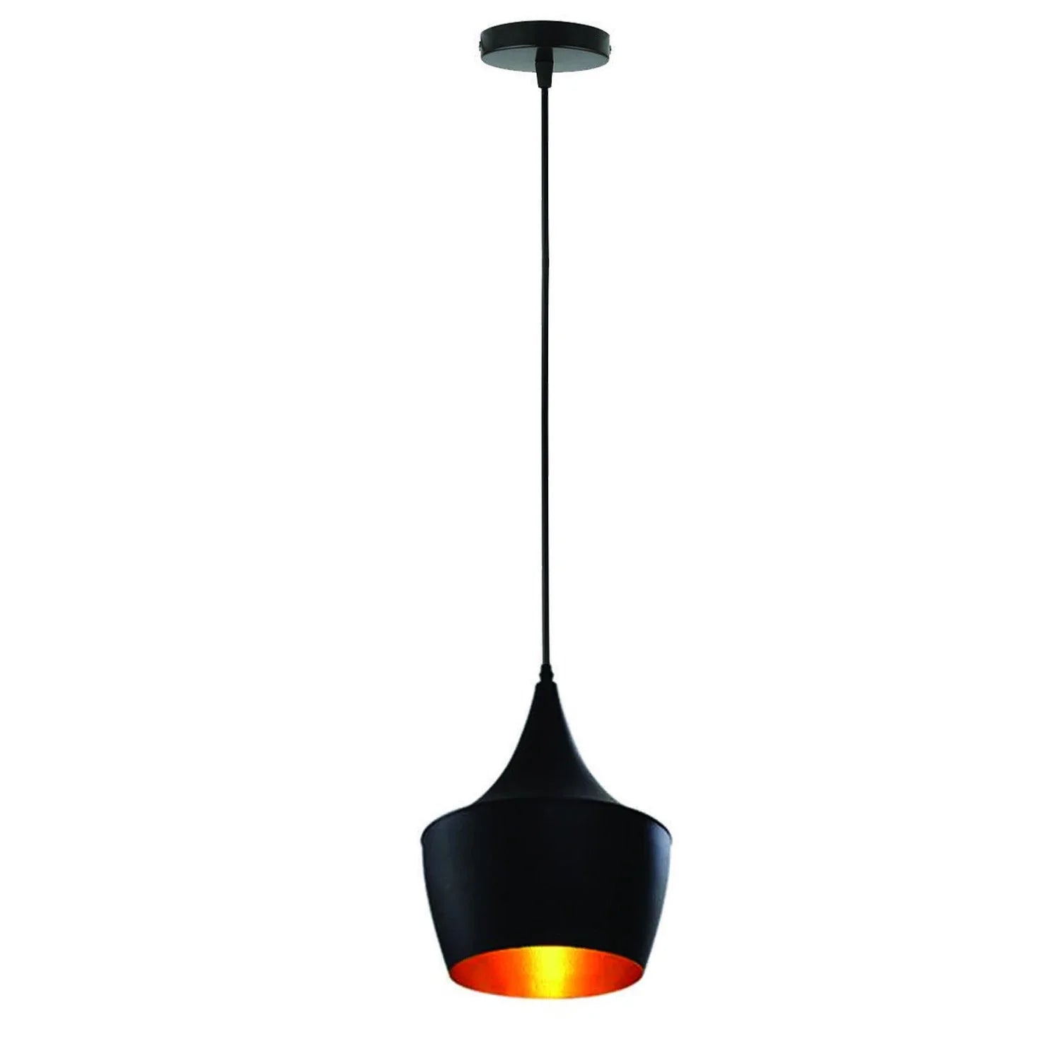 Vintage Golden Interior Elegant Wide Ceiling Pendant Light~3156
