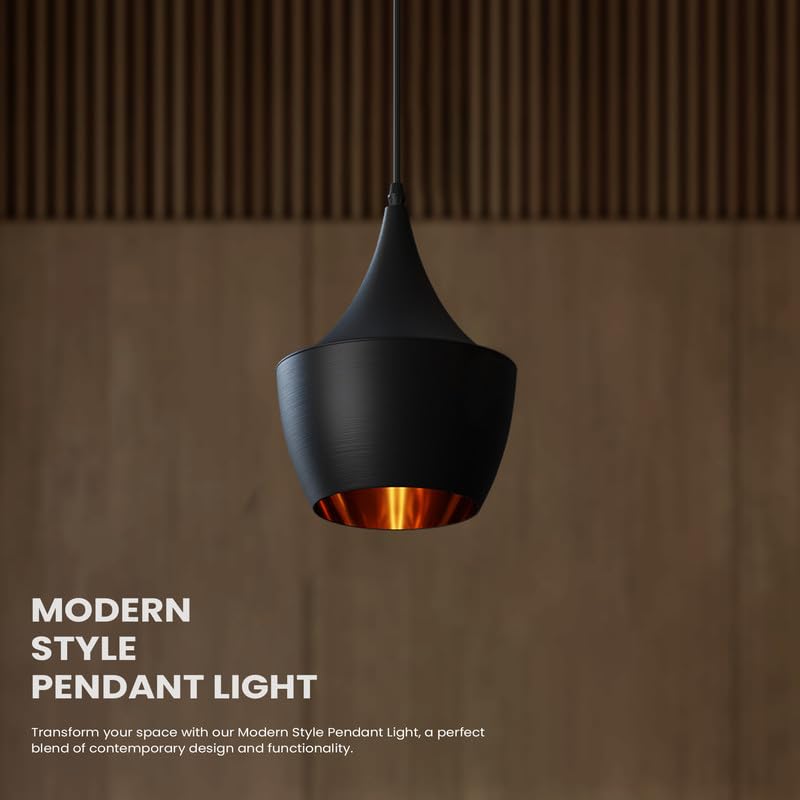 Vintage Golden Interior Elegant Wide Ceiling Pendant Light~3156