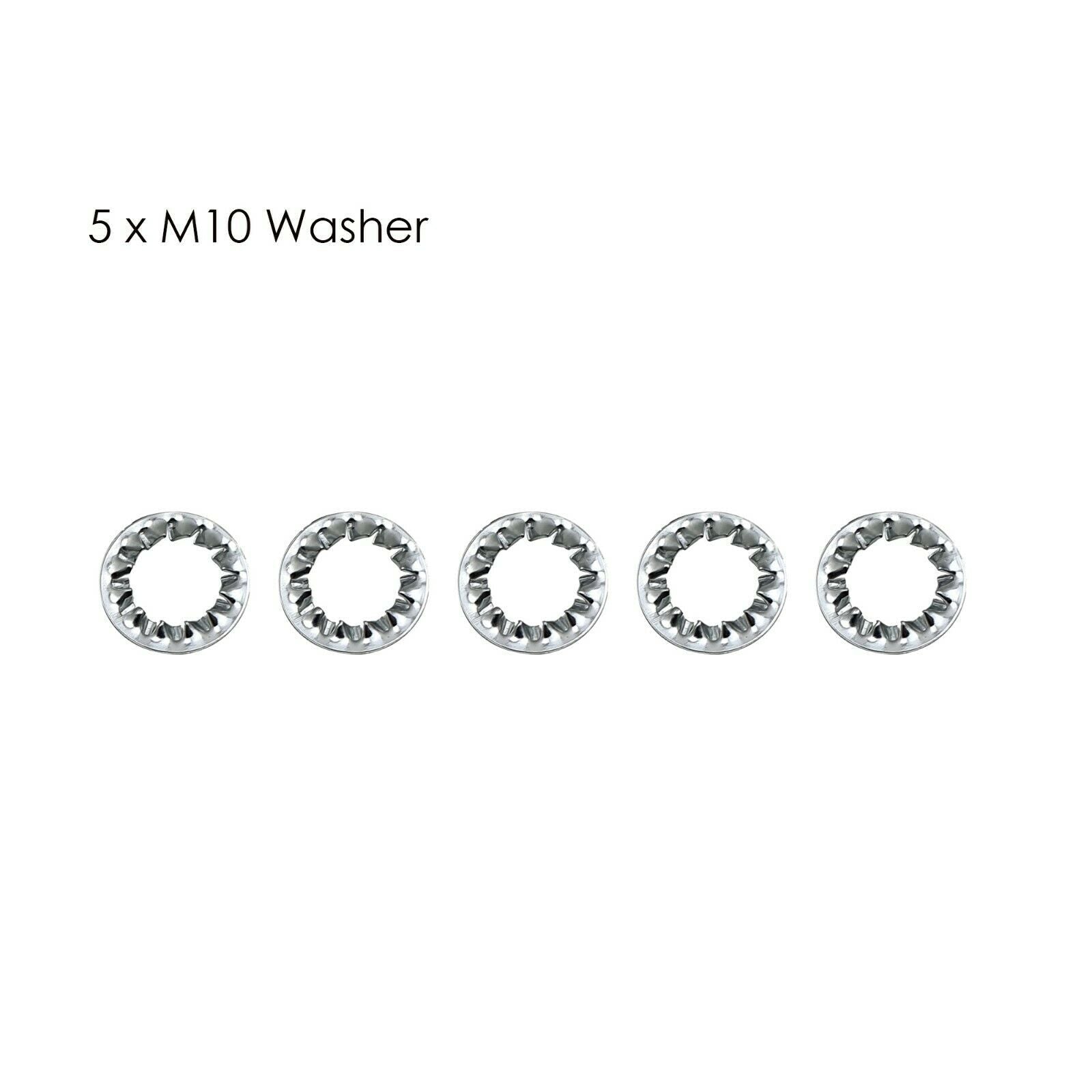 M10 Threaded Lamp Repair Hardware Assortment Pipe Nipples Washers 5pcs~2894