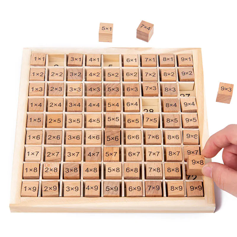 Wooden Math Blocks
